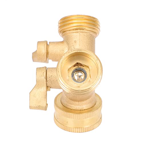 PHENOFICE Garten Schlauch Adapter Y Förmiger Verbindungsstück Messing Garten Schlauch Verteiler Leicht und Tragbar für Wasseranschlüsse Installieren für Gartenbewässerung PHENOFICE Garten Schlauch Adapter Y Förmiger Verbindungsstück Messing Garten Schlauch Verteiler Leicht und Tragbar für Wasseranschlüsse Installieren für Gartenbewässerung von PHENOFICE