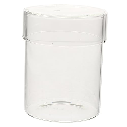 PHENOFICE Glasbehälter Mit Deckel Transparent Leerer Vorratsbehälter Aus Tee-vorratsbehälter Süßigkeiten-gewürzbehälter Für Haushaltsaufbewahrung von PHENOFICE