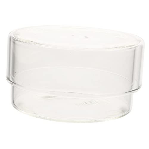 PHENOFICE Glasgefäß Mit Deckel Mit Deckel Süßigkeitenglas Bonbonschale Lebensmittelbehälter Mit Deckel Bonbongläser Mit Deckel Terrarienglas Keksbehälter Mit Deckel Transparent von PHENOFICE