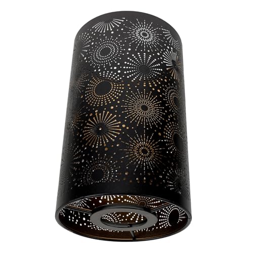 PHENOFICE Hängender Lampenschirm Eisen Dekorativer Lampenschirm mit Durchbruchs Design Stabile und Praktische Leuchte für Flur Küche Bar und Zuhause Vintage Stil für Einzigartige von PHENOFICE