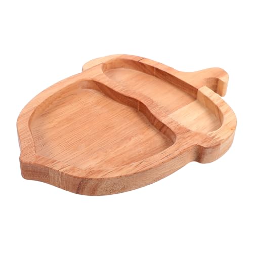 PHENOFICE Holzserviertablett Tierform Dekorative Obst Und Snackplatte Für Snacks Kekse Und Appetizer Für Teestunden Wohnaccessoire von PHENOFICE