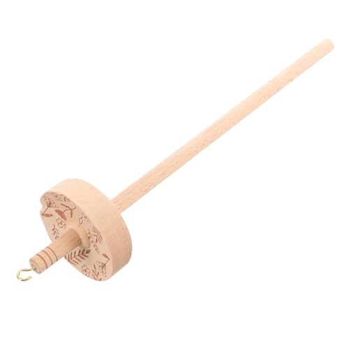 PHENOFICE Holzspindelwerkzeug Garnspindel Holz-garnspindel Strickspindel Geschnitzte Garnspindel Heimspindel Wiederverwendbare Spindel Tragbare Spindel Näh-garnspindel Aus Holz von PHENOFICE