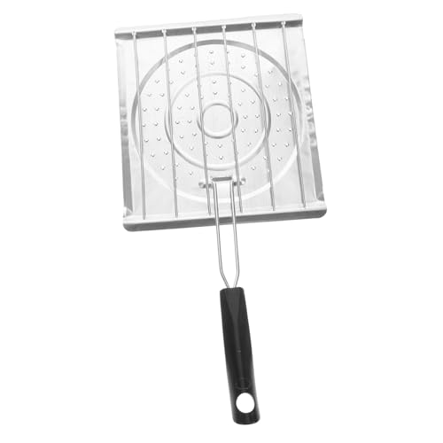 PHENOFICE Klappbarer Toaster Grillrost Eisenblech mit Hitzebeständigem Kunststoffgriff Perforierter Brot und Arepa Grill für Gleichmäßige Hitzeverteilung Langlebig für Camping Küche Picknick PHENOFICE Klappbarer Toaster Grillrost Eisenblech mit Hitzebeständigem Kunststoffgriff Perforierter Brot und Arepa Grill für Gleichmäßige Hitzeverteilung Langlebig für Camping Küche Picknick von PHENOFICE