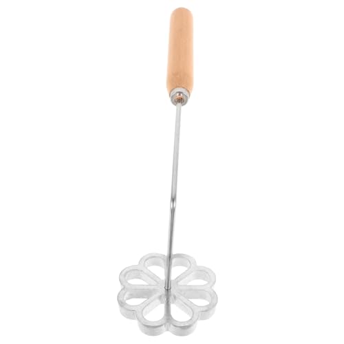 PHENOFICE Satz Aus Aluminiumlegierung Mit Antihaftbeschichtung Löffel-form Für Frittierte Snacks Küchenhelfer Mit Holzgriff Für Sicheres Frittieren von PHENOFICE