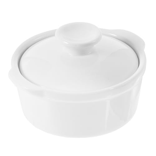 PHENOFICE Keramische Suppenschüssel Mit Deckel Und Griff Vielseitige Schale Für Eierspeisen Reis Und Vorspeisen Für Täglichen Gebrauch von PHENOFICE