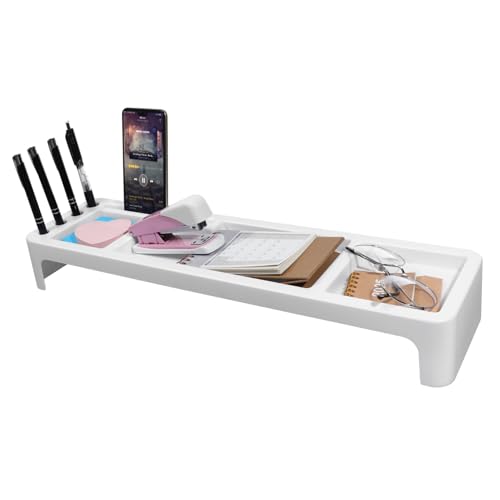 PHENOFICE Multifunktionales Keyboard Regal Weiß Ablagesystem für Schreibtisch für Notizen Telefon und Bürobedarf aus Langlebigem Material Gefertigt PHENOFICE Multifunktionales Keyboard Regal Weiß Ablagesystem für Schreibtisch für Notizen Telefon und Bürobedarf aus Langlebigem Material Gefertigt von PHENOFICE