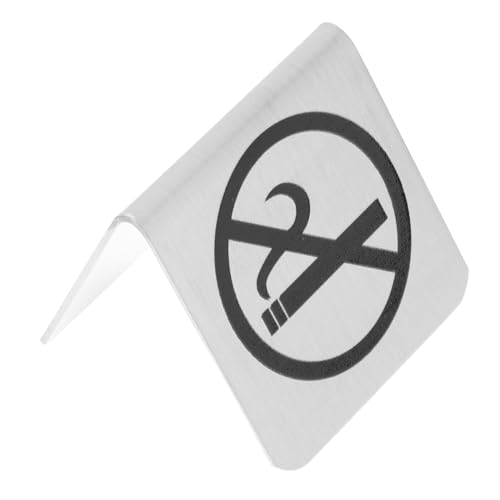 PHENOFICE Rauchen Verboten Schild Edelstahl Warnschild Rauchverbotstischtafel Innenbereichsschild Langlebig Und Rostfrei PHENOFICE Rauchen Verboten Schild Edelstahl Warnschild Rauchverbotstischtafel Innenbereichsschild Langlebig Und Rostfrei von PHENOFICE