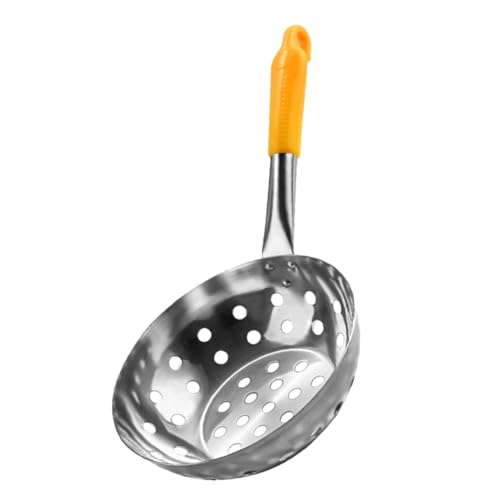 PHENOFICE Nudelsieb Nudelsieb Pastaschaufel Durchschlagsieb Edelstahllöffel Abtropfgestell Zum Kochen Schlitzlöffel Sieb Mit Griff Ölsieb Handsieb Metallsieb von PHENOFICE