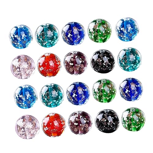 PHENOFICE 20stücke Nachtleuchtende Perlen Für Schmuckherstellung Gemischte Farben Für Armbänder Halsketten Und Bastelarbeiten Hautfreundlich Und Elegant von PHENOFICE