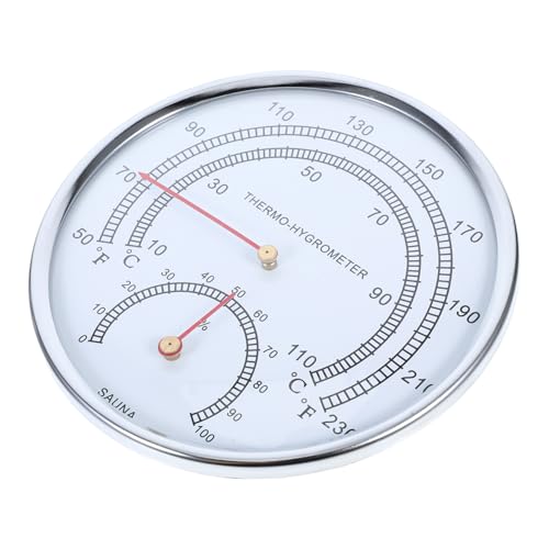 PHENOFICE Sauna Thermometer Hygrometer Präzises Temperatur Feuchtigkeitsmessgerät mit Großem Display Hitzebeständig für Dampfbad und Saunazubehör Einfache Bedienung für Zuhause und PHENOFICE Sauna Thermometer Hygrometer Präzises Temperatur Feuchtigkeitsmessgerät mit Großem Display Hitzebeständig für Dampfbad und Saunazubehör Einfache Bedienung für Zuhause und von PHENOFICE