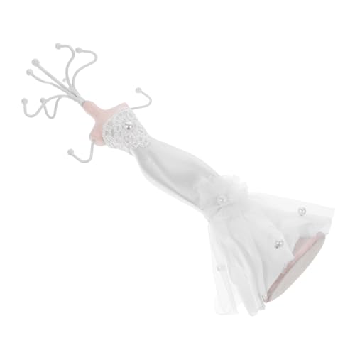 PHENOFICE Schmuckdisplay Mannequin Abendkleid Eleganter Schmuckhalter für Ohrringe Ringe Armbänder und für Zuhause Einzelhandel und Ausstellungen Weiße Hochzeitskleid PHENOFICE Schmuckdisplay Mannequin Abendkleid Eleganter Schmuckhalter für Ohrringe Ringe Armbänder und für Zuhause Einzelhandel und Ausstellungen Weiße Hochzeitskleid von PHENOFICE