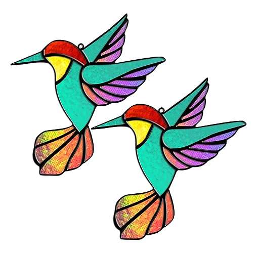PHENOFICE Fensterhänger Aus Acryl Hängende Verzierung Für Fenster Zierlicher Vogel Zum Aufhängen Für Wohnzimmerdekoration PHENOFICE Fensterhänger Aus Acryl Hängende Verzierung Für Fenster Zierlicher Vogel Zum Aufhängen Für Wohnzimmerdekoration von PHENOFICE