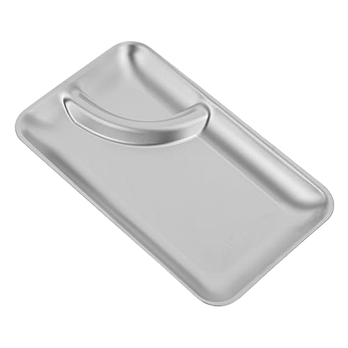 PHENOFICE Teigtaschenform Aus Edelstahl Geteilter Teller Mit Fächern Serviertablett Für Frühstück Und Abendessen PHENOFICE Teigtaschenform Aus Edelstahl Geteilter Teller Mit Fächern Serviertablett Für Frühstück Und Abendessen von PHENOFICE