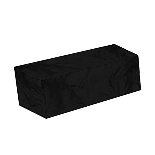 PHENOFICE Tragbare Deckkofferabdeckung 123X65X55Cm Regenfeste Uv Beständige Boxabdeckung für Gartenmöbel Wetterfeste Schutzhülle mit Einfachem Design von PHENOFICE