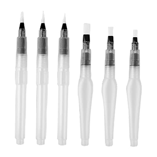 PHENOFICE Wasserpinsel Set Aquarellmalstifte Für Anfänger Praktische Pinselstifte Mit Ovalen Und Spitzen Köpfen Ideal Für Malen Und Zeichnen Zufällige Kappenfarbe PHENOFICE Wasserpinsel Set Aquarellmalstifte Für Anfänger Praktische Pinselstifte Mit Ovalen Und Spitzen Köpfen Ideal Für Malen Und Zeichnen Zufällige Kappenfarbe von PHENOFICE