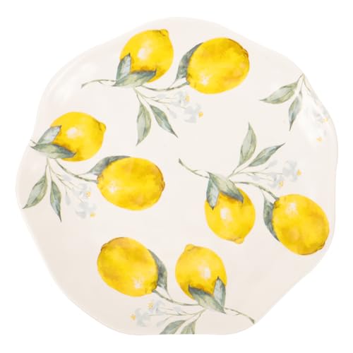 PHENOFICE Zitronen Keramikteller, Porzellan Obstteller, Obstteller Im Europäischen Stil, Restaurantteller, Obst Dessertteller, Restaurant Speiseteller, Snack Serviertablett, Teller, PHENOFICE Zitronen Keramikteller, Porzellan Obstteller, Obstteller Im Europäischen Stil, Restaurantteller, Obst Dessertteller, Restaurant Speiseteller, Snack Serviertablett, Teller, von PHENOFICE