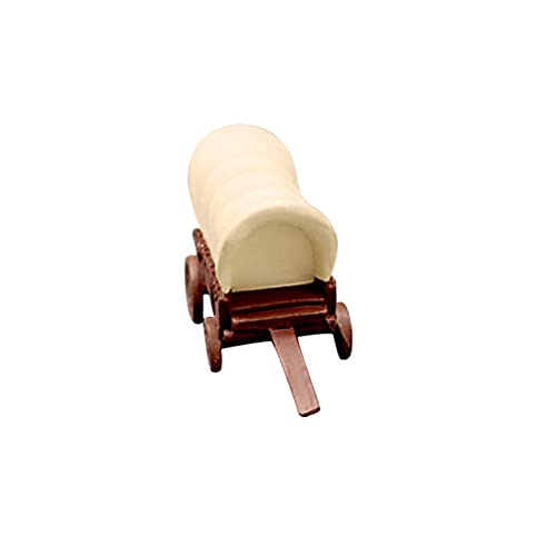 PHENOFICE Kutschenornamente Miniatur-kutschenwagen Aus Kunststoff Vintage Puppenwagen Dekoration Für Puppenhaus Mini Radwagen Modell Für Sammler von PHENOFICE