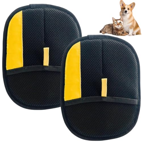 PHFDQKG Antistatische Handschuhe zur Tierhaarentfernung, doppelseitige, wiederverwendbare Antistatische Handschuhe, geeignet für Sofas, Kleidung, Teppiche PHFDQKG Antistatische Handschuhe zur Tierhaarentfernung, doppelseitige, wiederverwendbare Antistatische Handschuhe, geeignet für Sofas, Kleidung, Teppiche von PHFDQKG