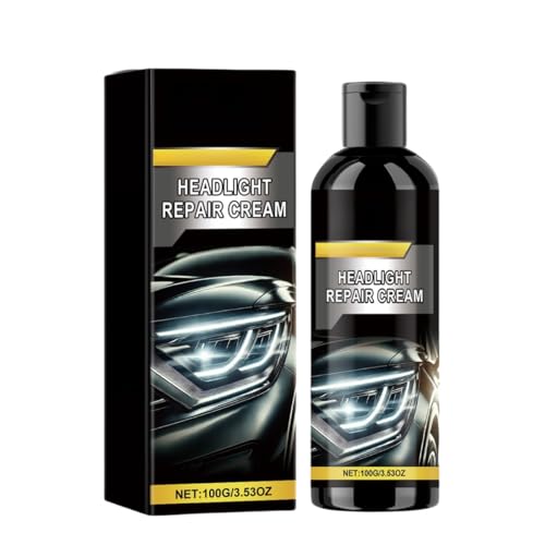 PHFDQKG Reparatur von Kratzern bei Autoscheinwerfern, professionelle Reparaturpaste für vergilbte Scheinwerfer, Reparatur von vergilbten Kratzern, Reinigung, Wiederherstellung wie neu von PHFDQKG