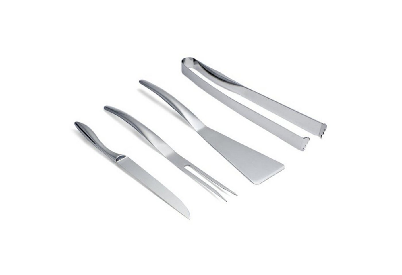 PHILIPPI Grillbesteck-Set Grillset BBQ Wave 4 tlg. silber PHILIPPI Grillbesteck-Set Grillset BBQ Wave 4 tlg. silber von PHILIPPI