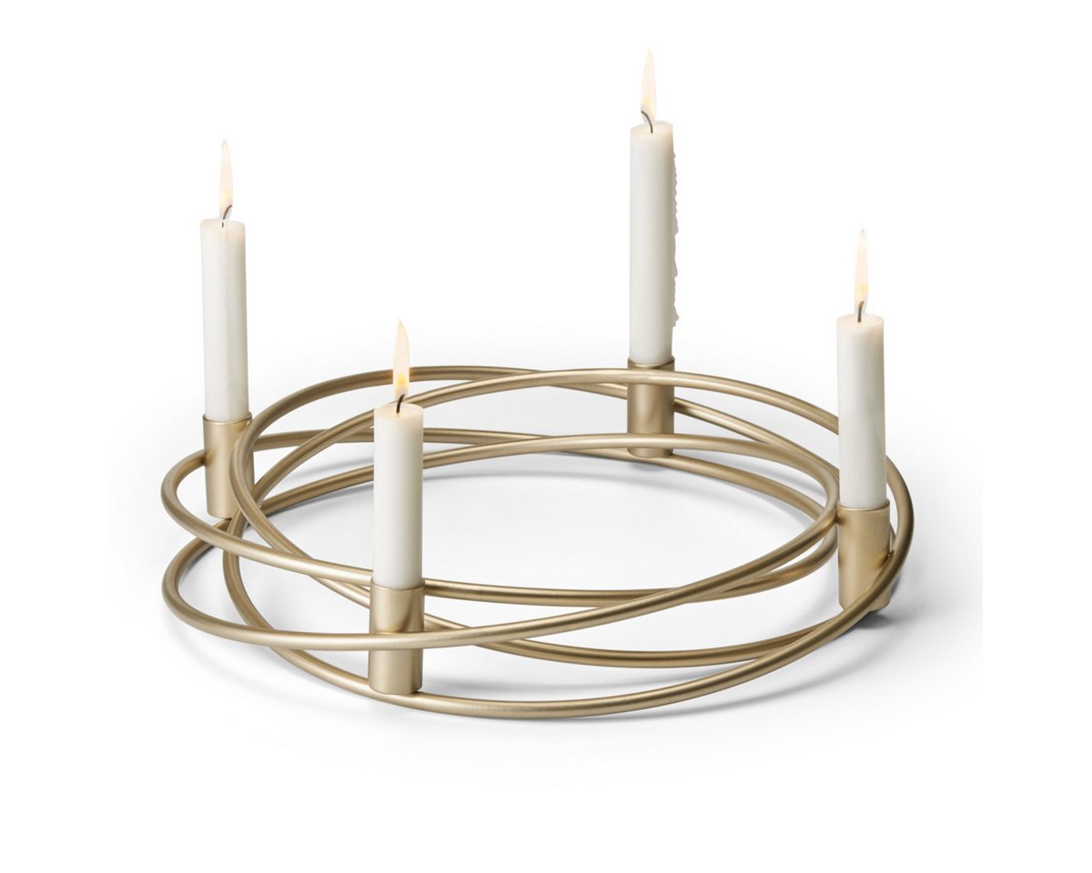 PHILIPPI Kerzenhalter Adventskranz Kerzenhalter BERGAMO, für Kerzen mit 2 cm Durchmesser PHILIPPI Kerzenhalter Adventskranz Kerzenhalter BERGAMO, für Kerzen mit 2 cm Durchmesser von PHILIPPI
