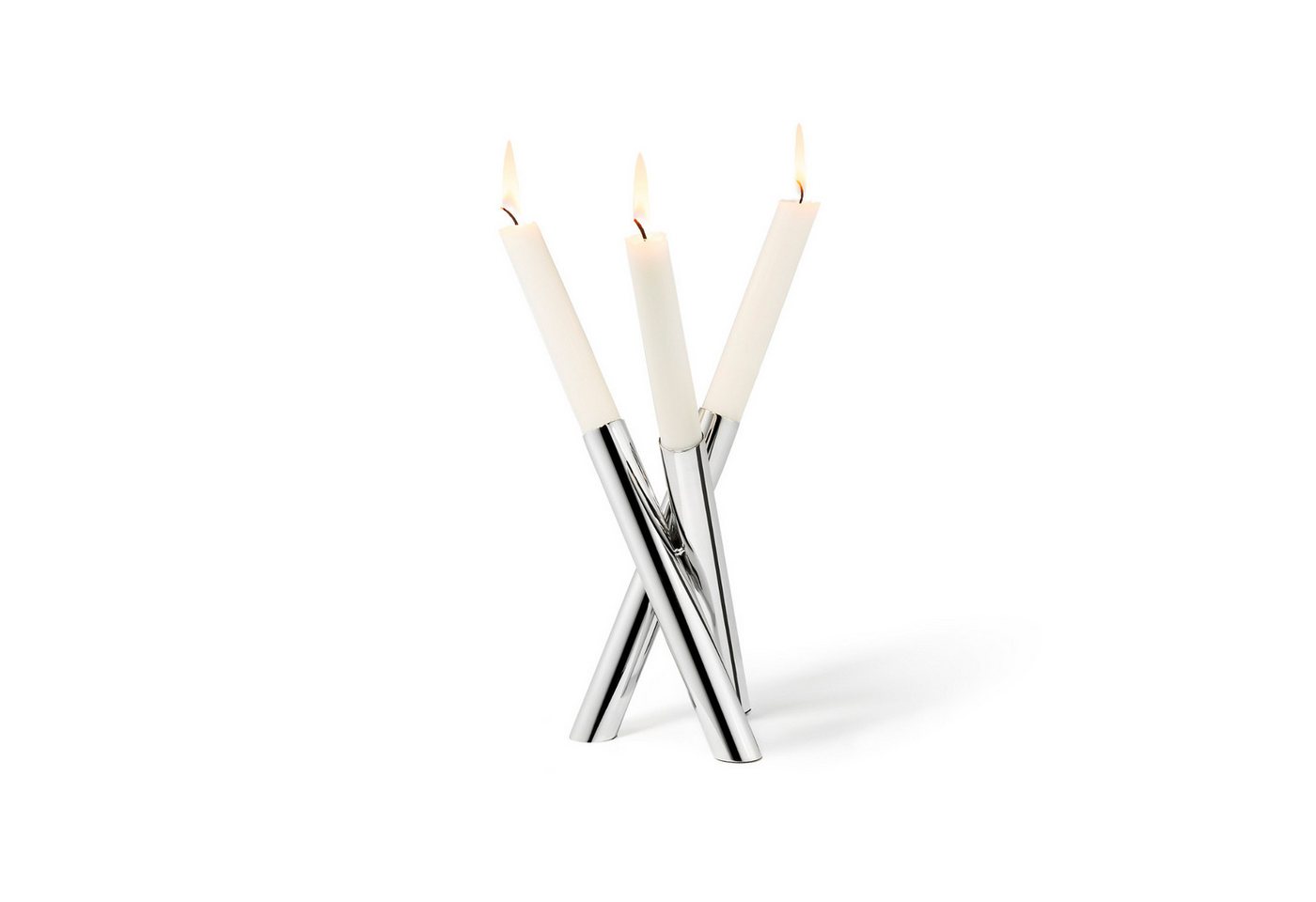 PHILIPPI Kerzenständer Philippi PERPLEX Stabkerzenhalter Edelstahl Kerzenständer von PHILIPPI