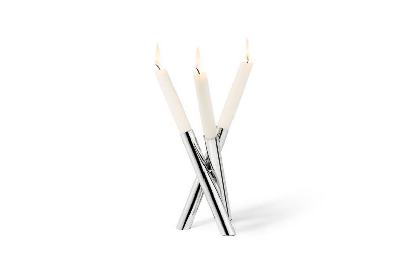PHILIPPI Kerzenständer Philippi PERPLEX Stabkerzenhalter Edelstahl Kerzenständer von PHILIPPI