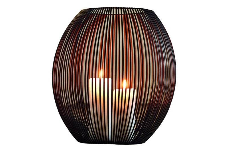PHILIPPI Windlicht, Eisen, pulverbeschichtet, 40 (h) cm von PHILIPPI