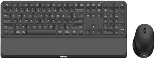 Desktop Philips SPT6607B Wireless Combo Slim Schwarz von Philips
