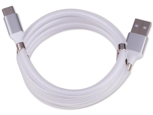 GRUNDIG USB-C-Kabel - Ladekabel - Magnetisch - 1 Meter - Weiß von Philips