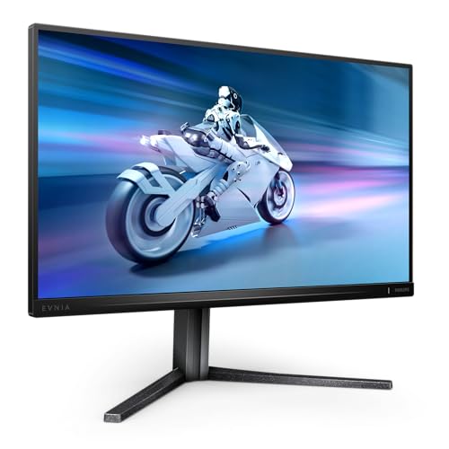 Philips Evnia 25M2N5200P - 25 Zoll FHD Gaming Monitor, 280 Hz, 1 ms GtG, FreeSync Premium (1920x1080, HDMI, DisplayPort, USB Hub) schwarz von Philips monitors