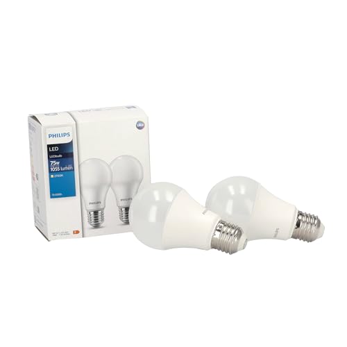 PHILIPS LED E27 Lampen 2-er Pack (75W) Reflektor LED Spots SET 2x CorePro LED-Lampe A60 E27 10W=75W-warm 2700K 470lm led E27 sparlampen led lampen glühbirne Multipack 2 von PHILIPS