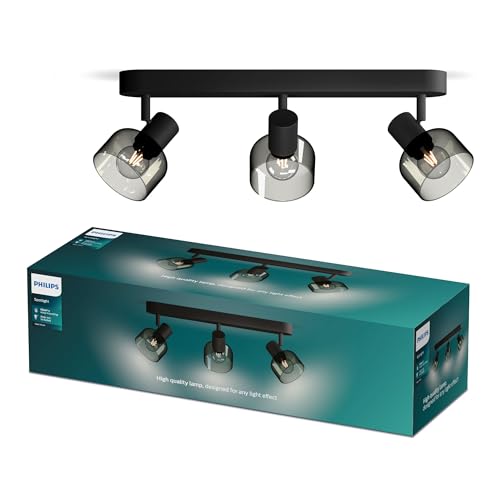 Philips Sleet LED 3er Spotleuchte, E14 Lampe nicht enthalten, Schwarz, IP20 Philips Sleet LED 3er Spotleuchte, E14 Lampe nicht enthalten, Schwarz, IP20 von Philips