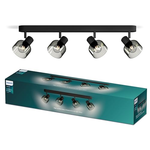 Philips Sleet LED 4er Spotleuchte, E14 Lampe nicht enthalten, Schwarz, IP20 Philips Sleet LED 4er Spotleuchte, E14 Lampe nicht enthalten, Schwarz, IP20 von Philips