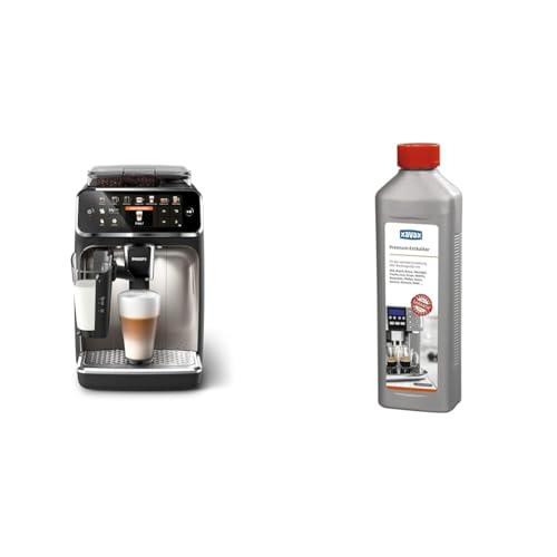 Philips Domestic Appliances 5400 Series Kaffeevollautomat - LatteGo-Milchsystem & Xavax Premium Entkalker 500 ml Universal-Entkalker für Kaffeevollautomaten und Espressomaschinen von Philips