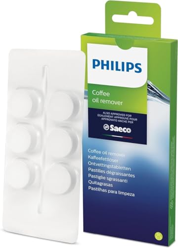 Philips Original CA6704/10 Kaffeefettlöser, 6 Tabletten für Philips, Saeco und andere Kaffeevollautomaten Philips Original CA6704/10 Kaffeefettlöser, 6 Tabletten für Philips, Saeco und andere Kaffeevollautomaten von Philips Domestic Appliances