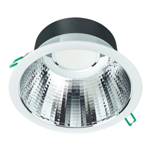 Philips LED Downlight Coreline DN142B Aluminium Weiß 19.2W 2300lm 60D - 830 Warmweiß | Schnittgröße 200mm - IP20 - UGR<19 von PHILIPS