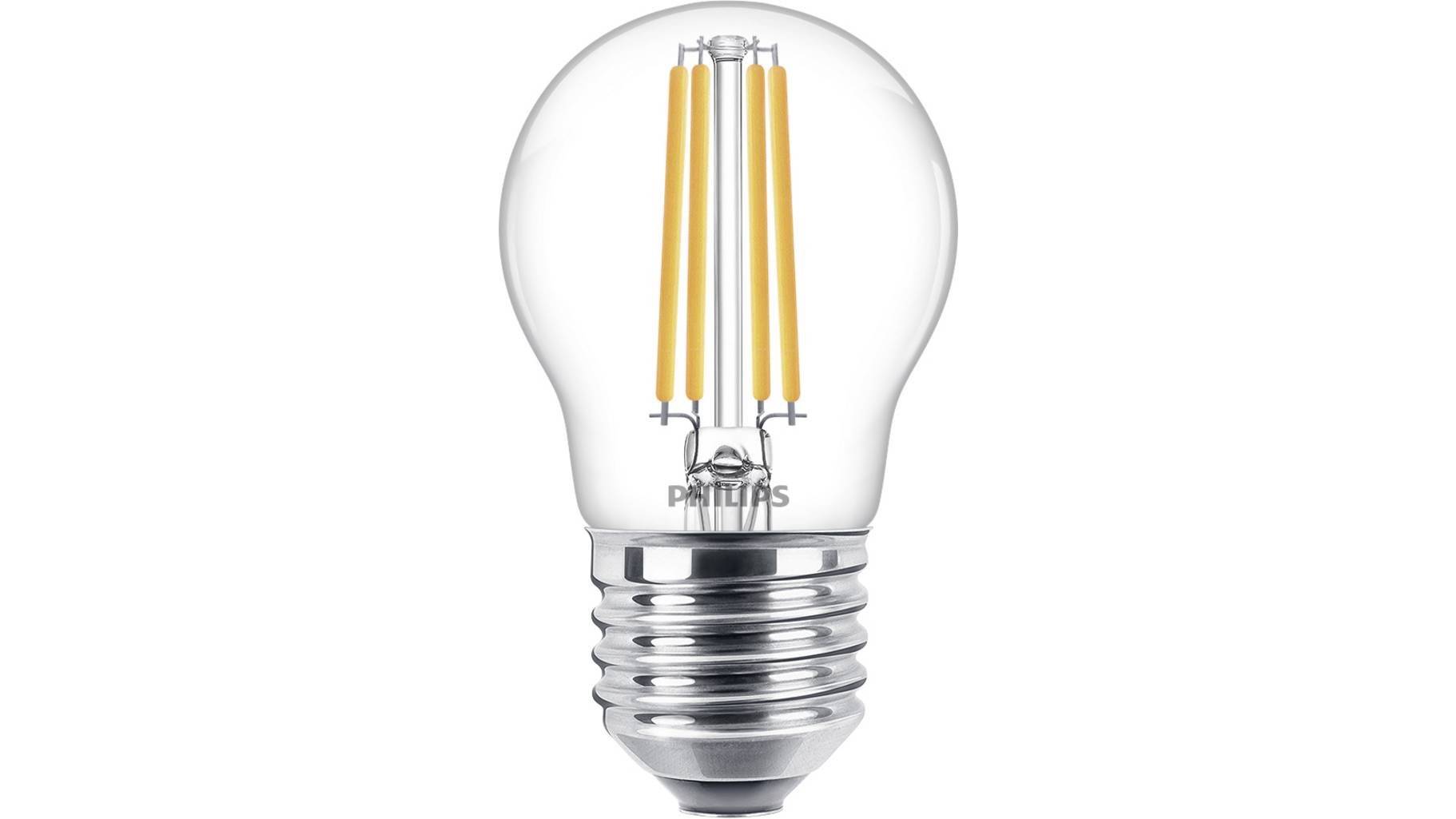 Philips LED E27 P45 Leuchtmittel 6,5W 806lm 2700K warmweiss 4,5x4,5x7,8cm von PHILIPS