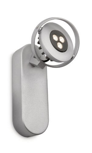 Philips Ledino LED-Wandspot Teqno 1-flammig dimmbar 6 W, aluminium lackiert 564204816 von Philips Lighting
