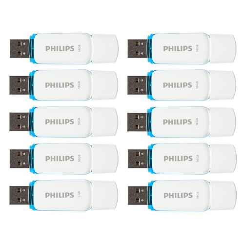 Philips Snow Edition 2.0 USB-Flash-Laufwerk USB-Stick 10x 16GB für PC, Laptop, Computer Data Storage, Lesegeschwindigkeit bis zu 21 MB/s Philips Snow Edition 2.0 USB-Flash-Laufwerk USB-Stick 10x 16GB für PC, Laptop, Computer Data Storage, Lesegeschwindigkeit bis zu 21 MB/s von PHILIPS