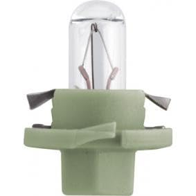 Żarówka BX8.4D Olive Green. 1.3W. 12V. BX8.4D Olive Green von PHILIPS