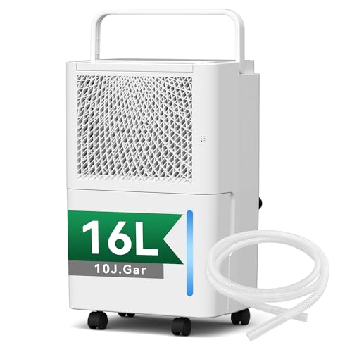 PHILODECO 16L/Tag Luftentfeuchter Elektrisch mit Trocknungsmodus, 2L Tank, 24H Timer, Auto-Abschaltung, Rollen & Griff für Keller, Badezimmer, Schlafzimmer PHILODECO 16L/Tag Luftentfeuchter Elektrisch mit Trocknungsmodus, 2L Tank, 24H Timer, Auto-Abschaltung, Rollen & Griff für Keller, Badezimmer, Schlafzimmer von PHILODECO