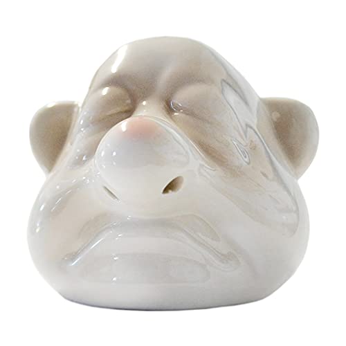 PHILSP Lustiger Zwerg-Keramik-Eiertrenner Hand-Ei Weiß Laufen von Nase Eiertrenner Werkzeug Kreative Haushaltswerkzeuge von PHILSP