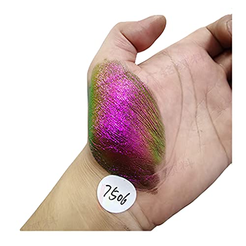 PHILSP Pigmentpulver 25g Farbwechsel Pulver Glitter Metallic Farbe Trockenpigment DIY Handwerk 6 von PHILSP