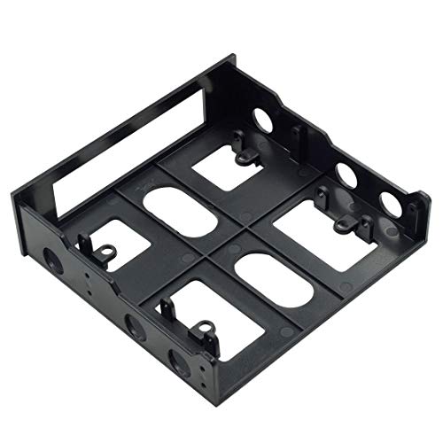 PHITUODA 13,3 cm auf 8,9 cm (5,25 Zoll) Laufwerksschacht Adapter Frontschacht Montagehalterung - 1 Stück von PHITUODA