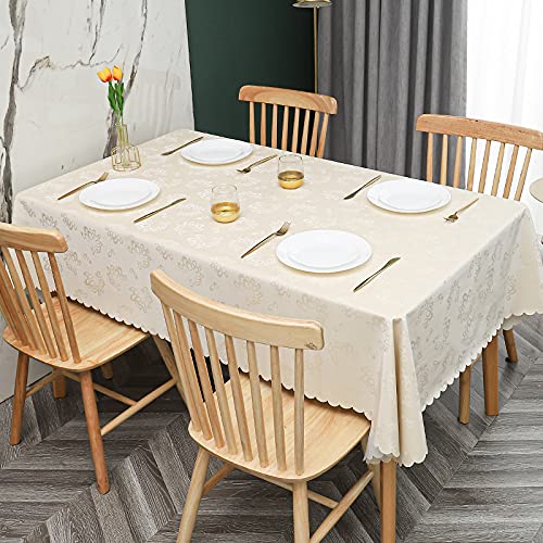 PHLCF Table cltoh 100 x 160 cm, rechteckige PVC-Tischdecke, wasserabweisend, abwischbare Tischdecke – leicht zu reinigen – Schutz für Küchen- oder Esstisch PHLCF Table cltoh 100 x 160 cm, rechteckige PVC-Tischdecke, wasserabweisend, abwischbare Tischdecke – leicht zu reinigen – Schutz für Küchen- oder Esstisch von PHLCF