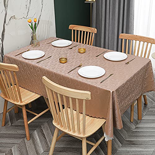 PHLCF Table cltoh 140 x 200 cm, rechteckige PVC-Tischdecke, wasserabweisend, abwischbare Tischdecke – leicht zu reinigen – Schutz für Küchen- oder Esstisch PHLCF Table cltoh 140 x 200 cm, rechteckige PVC-Tischdecke, wasserabweisend, abwischbare Tischdecke – leicht zu reinigen – Schutz für Küchen- oder Esstisch von PHLCF