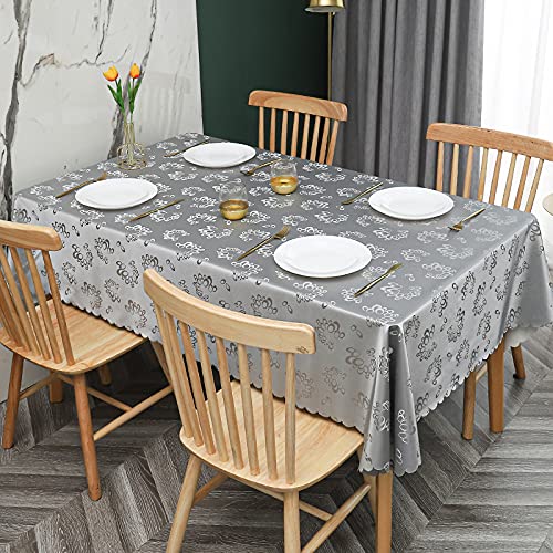 PHLCF Table cltoh 140x200cm Rechteckige PVC-Tischdecke Wasserabweisende Tischdecke Abwischbare Tischdecke Tischschutz für Küche und Außenbereich von PHLCF