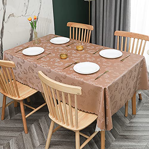 PHLCF Table cltoh 80x120cm Rechteckige PVC-Tischdecke Wasserabweisende Tischdecke Abwischbare Tischdecke - Leicht zu reinigen - Küchen-/Esstischschutz PHLCF Table cltoh 80x120cm Rechteckige PVC-Tischdecke Wasserabweisende Tischdecke Abwischbare Tischdecke - Leicht zu reinigen - Küchen-/Esstischschutz von PHLCF