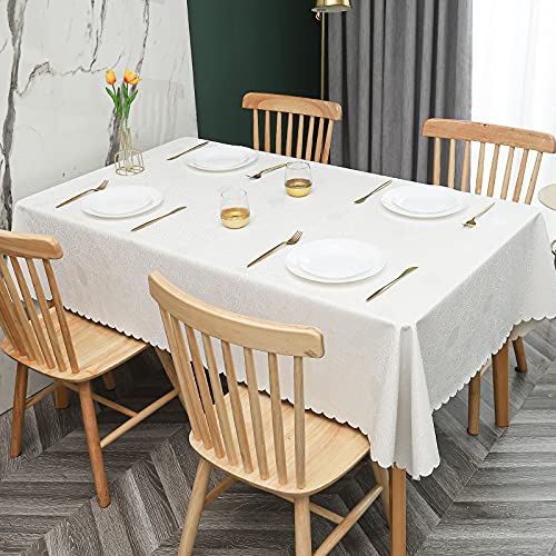 PHLCF Table cltoh 80x120cm Rechteckige PVC-Tischdecke Wasserabweisende Tischdecke Abwischbare Tischdecke - Leicht zu reinigen - Küchen-/Esstischschutz von PHLCF